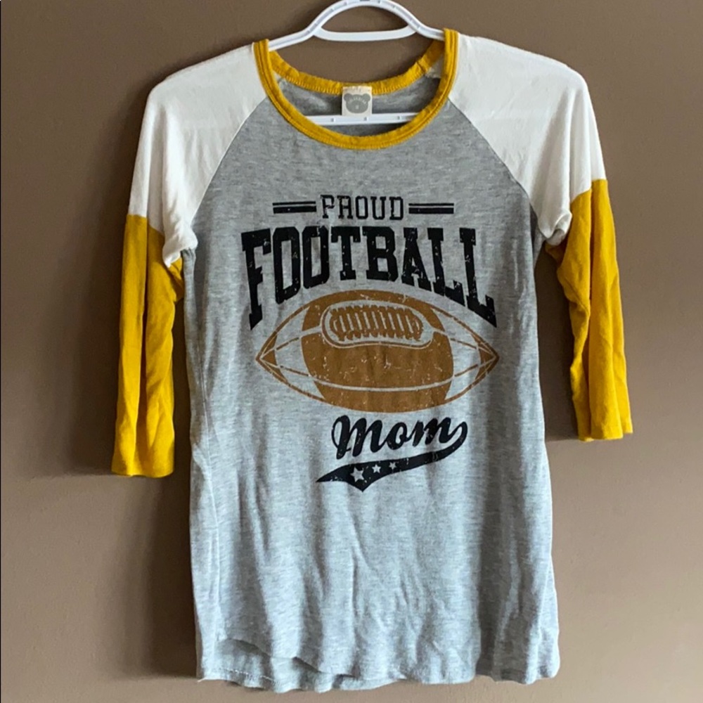 Proud football mom shirt 🤍